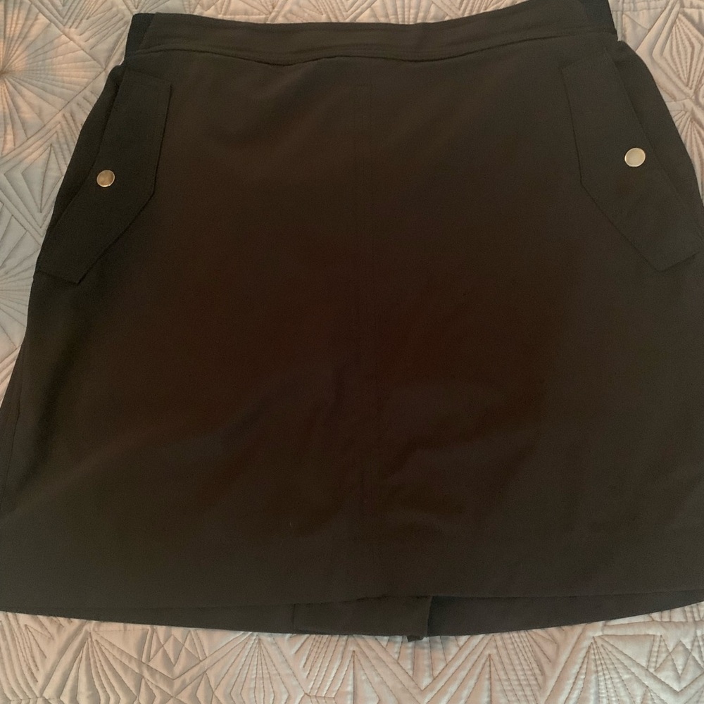 ATHLETA Black Skort - Size: 12 EUC